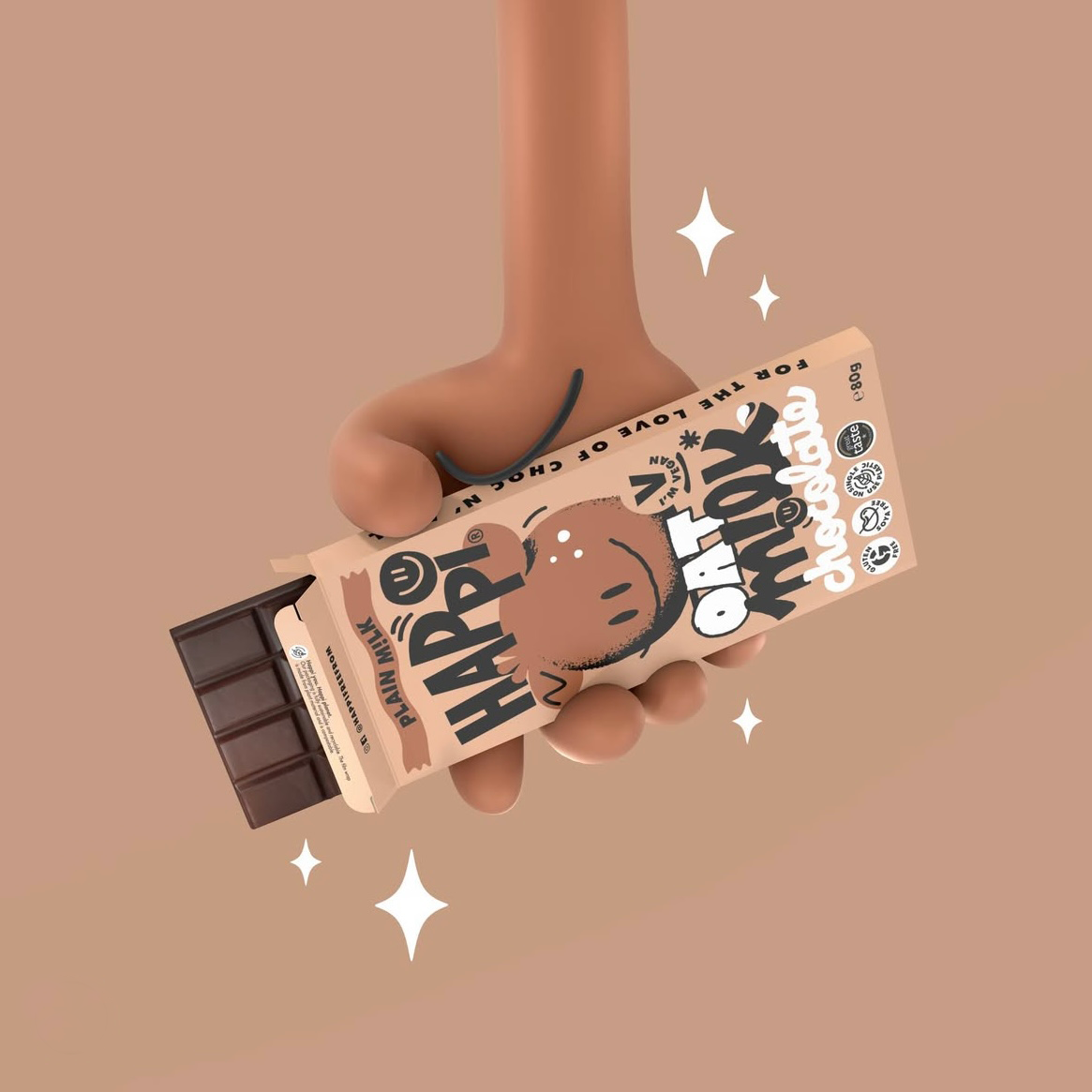 Happi Chocolate - Plain Oat Milk