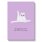 Notizbuch - Ongoing List