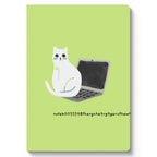 Notizbuch - Laptop Cat