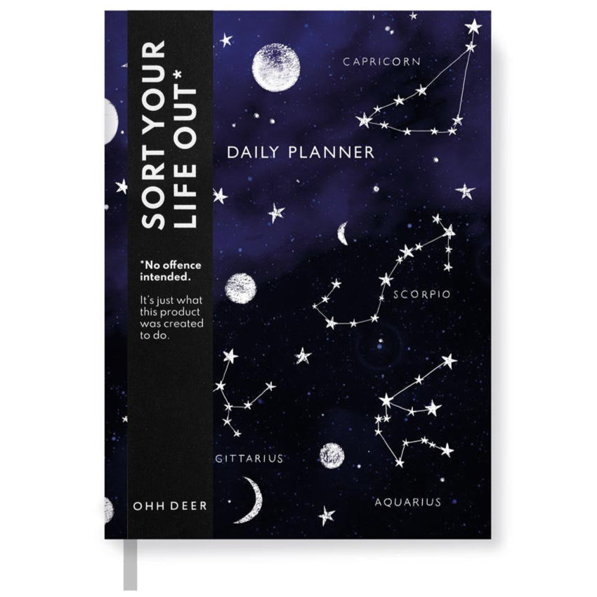 Undatierter Tagesplaner - Zodiac