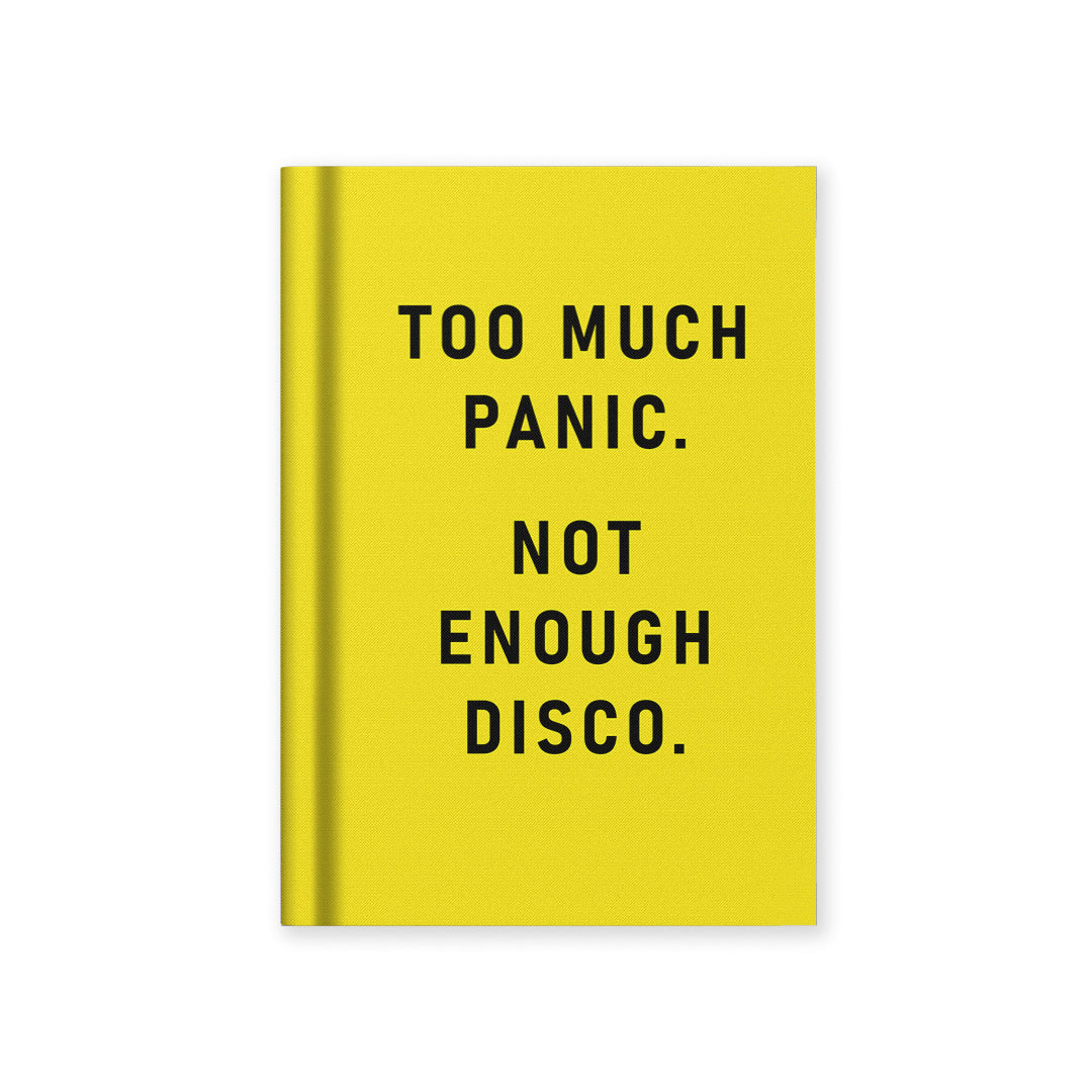 Mini Notizbuch - Too Much Panic, Not Enough Disco