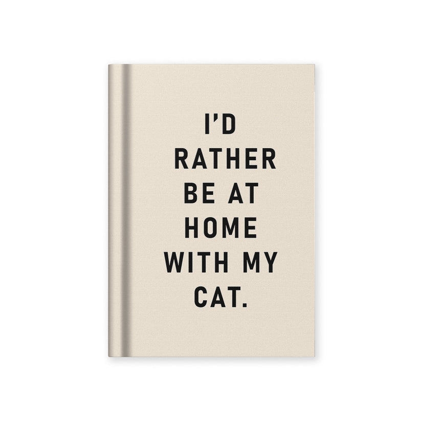 Mini Notizbuch - Rather Be Home With My Cat