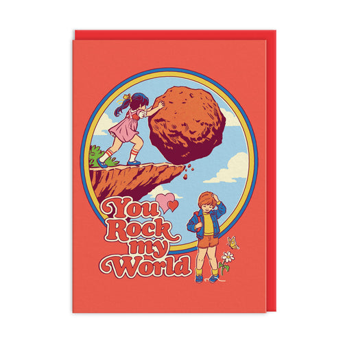 Grußkarte - You Rock My World
