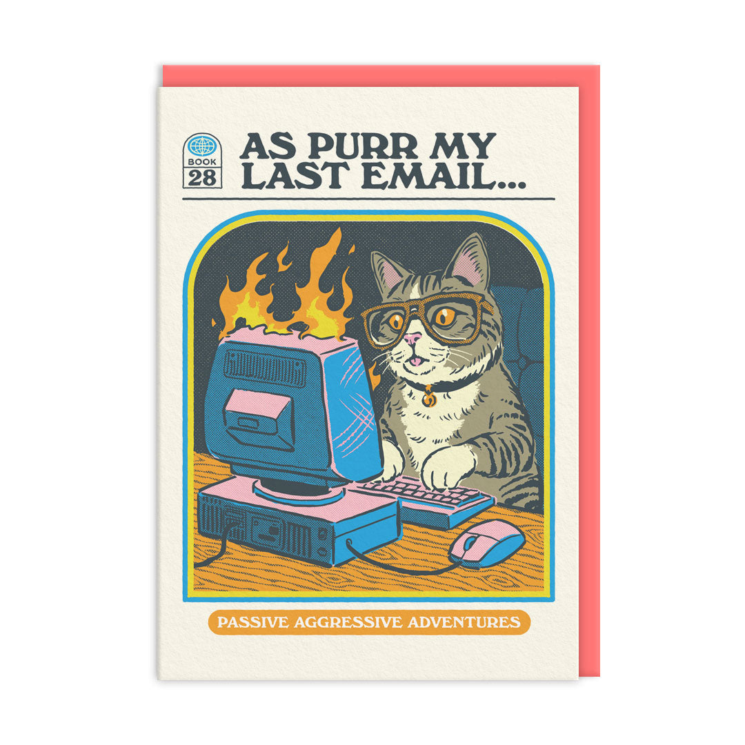 Grußkarte - As Purr My Last Email