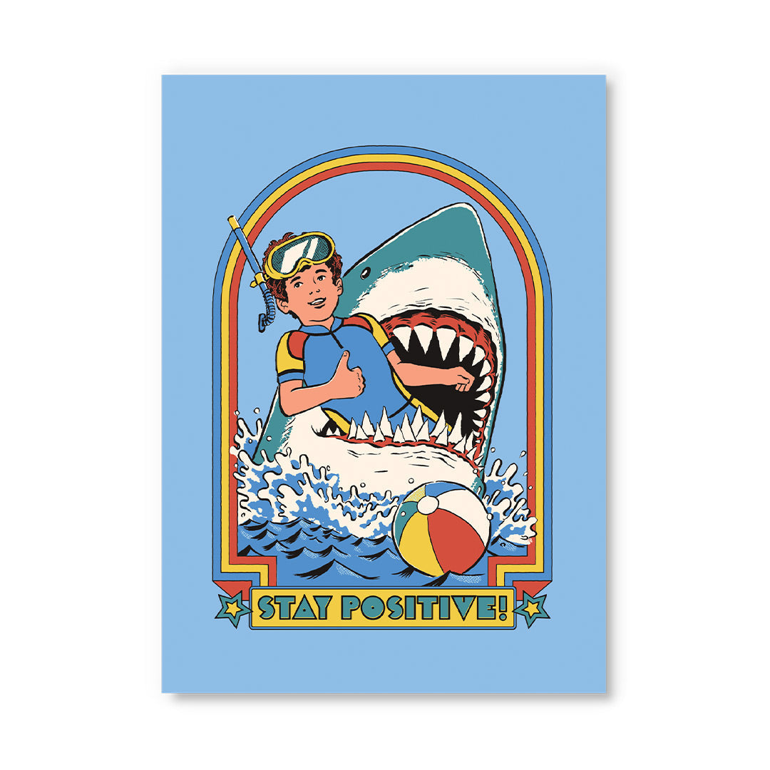 Postkarte - Stay Positive