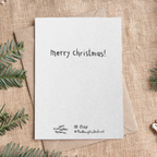 Grußkarte - Plätzchenbacken