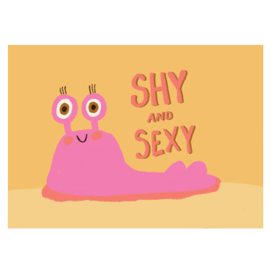 Postkarte - Shy And Sexy