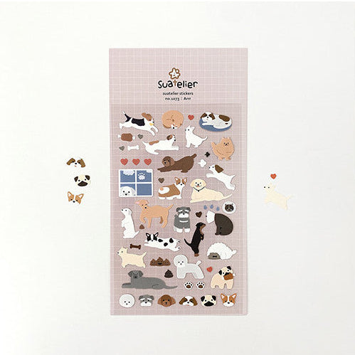 Stickerbogen - Dogs