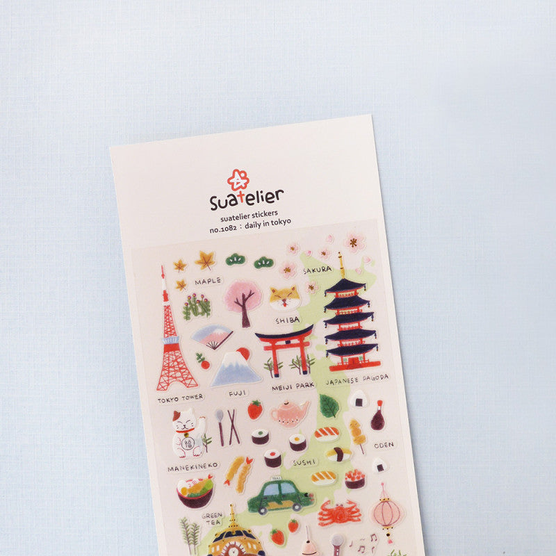 Stickerbogen - Tokyo
