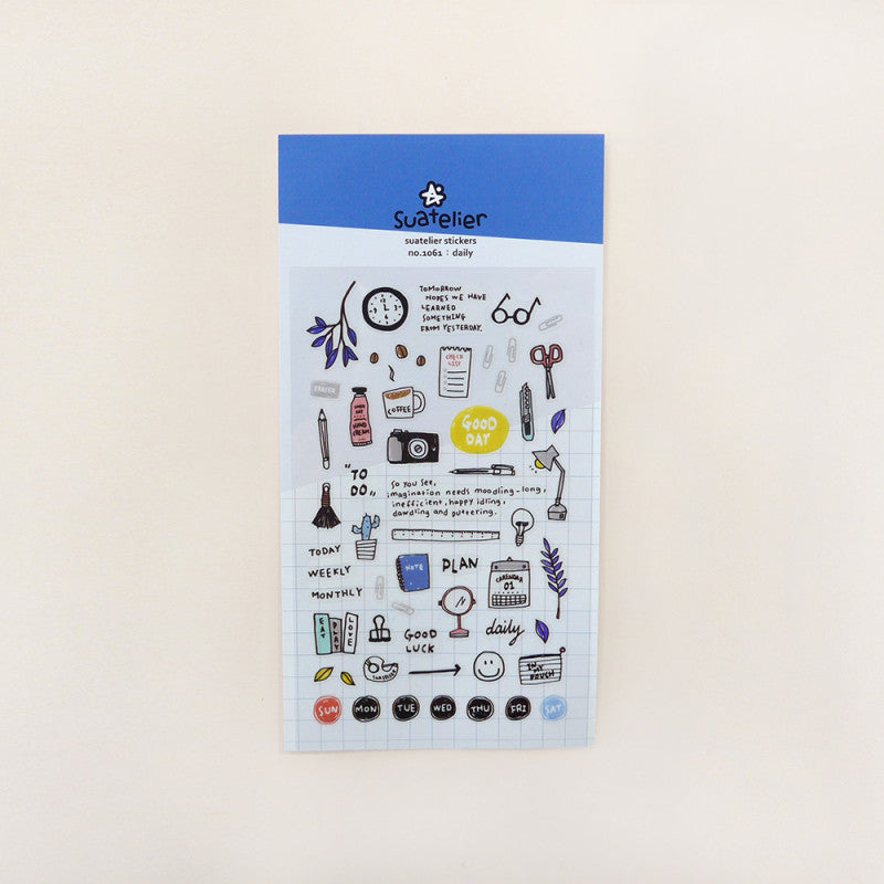 Stickerbogen - Daily