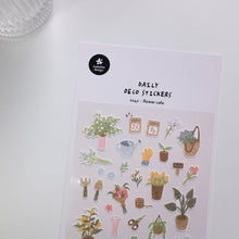 Stickerbogen - Flower Cafe