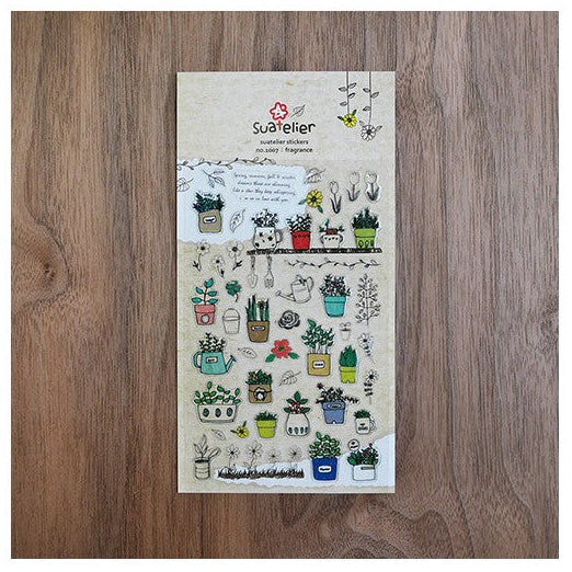 Stickerbogen - Plants