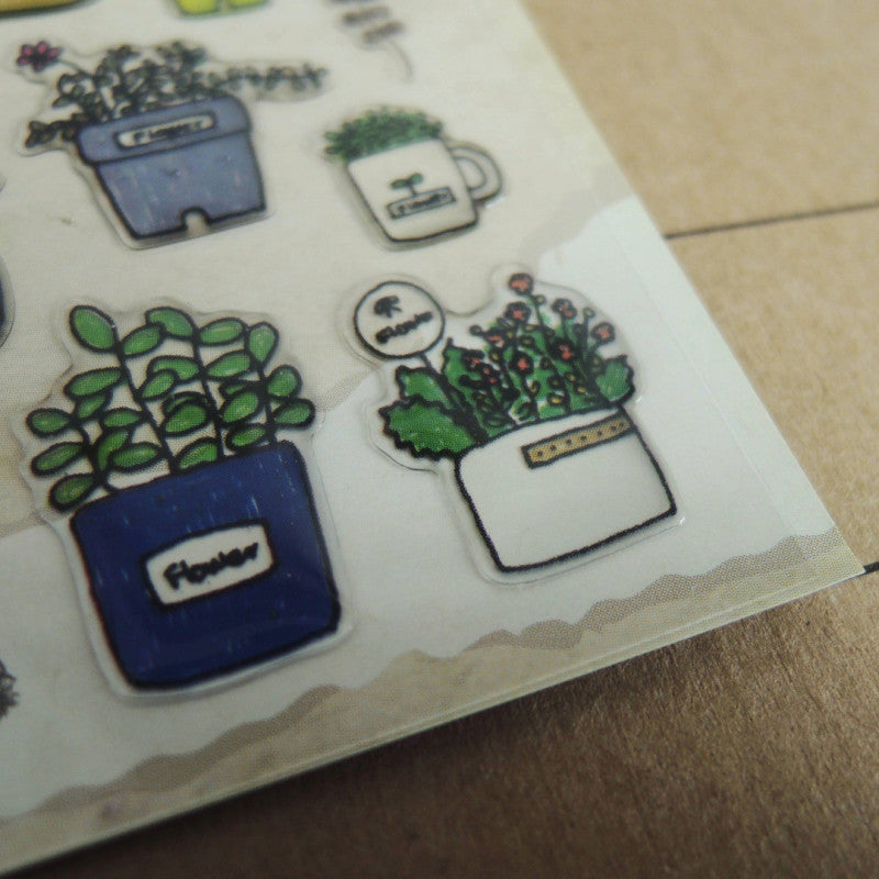 Stickerbogen - Plants