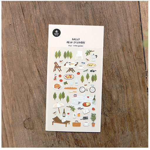 Stickerbogen - In The Garden