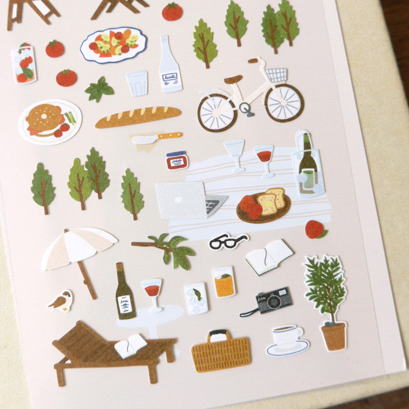 Stickerbogen - In The Garden