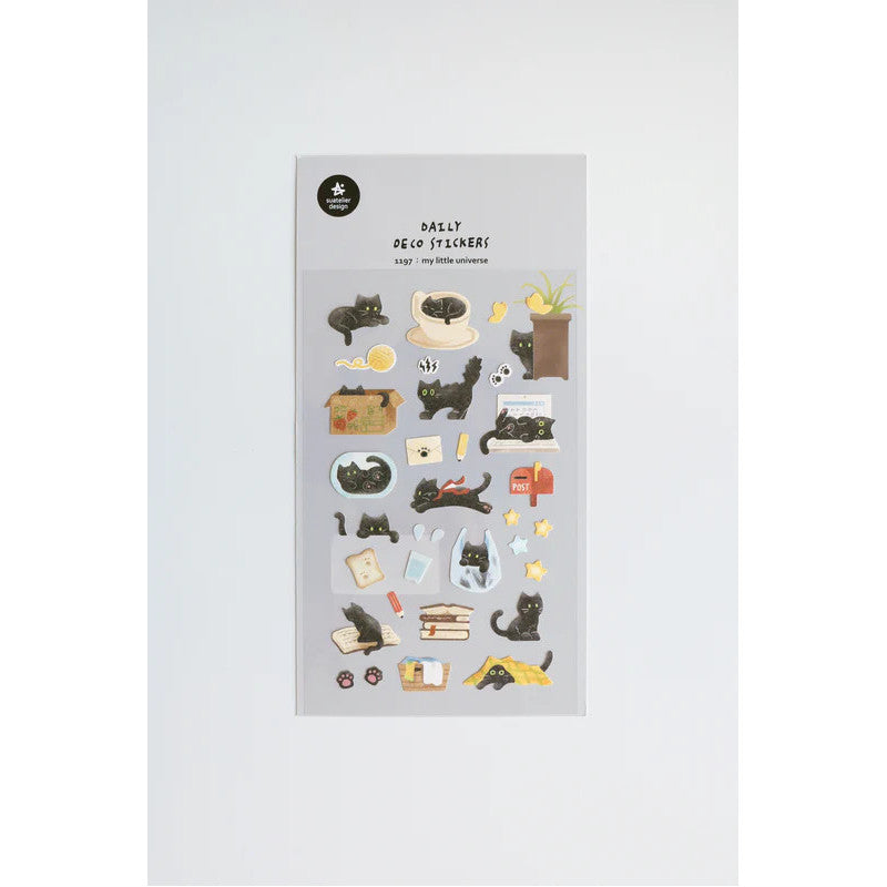 Stickerbogen - Cat Universe
