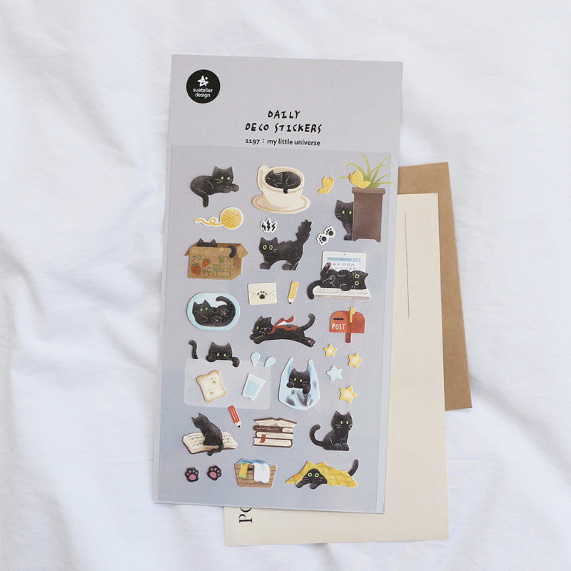 Stickerbogen - Cat Universe