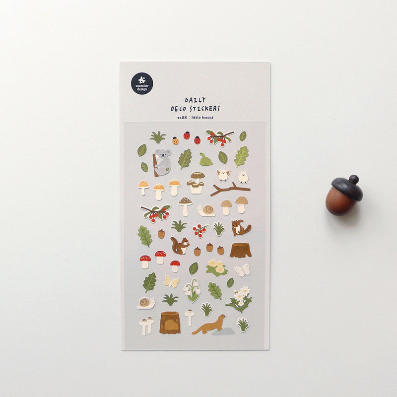 Stickerbogen - Little Forest