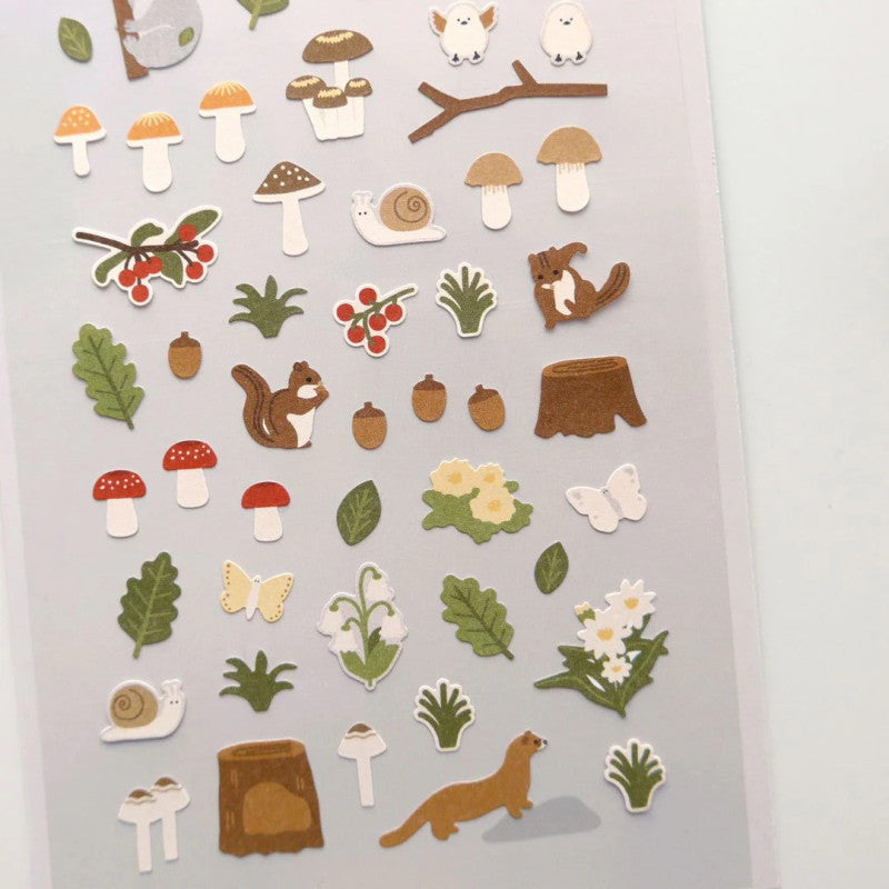 Stickerbogen - Little Forest