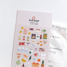Stickerbogen - Market