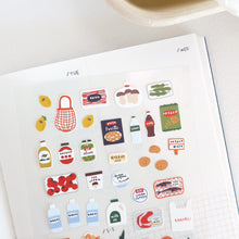 Stickerbogen - Market