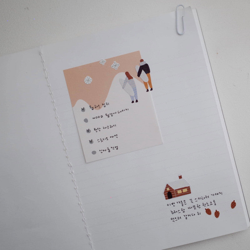 Stickerbogen - Winter