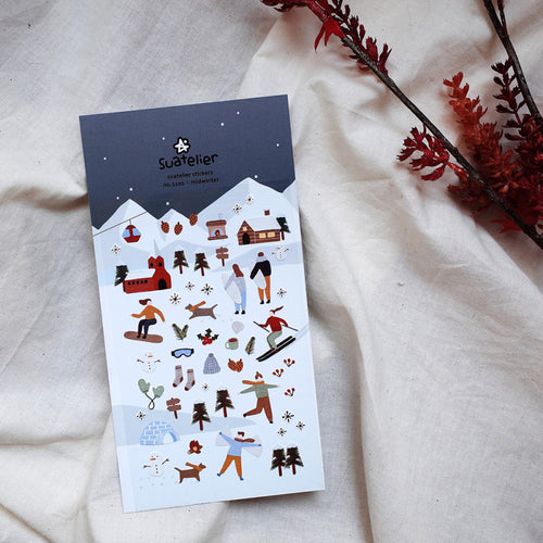 Stickerbogen - Winter
