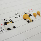 Stickerbogen - Panda