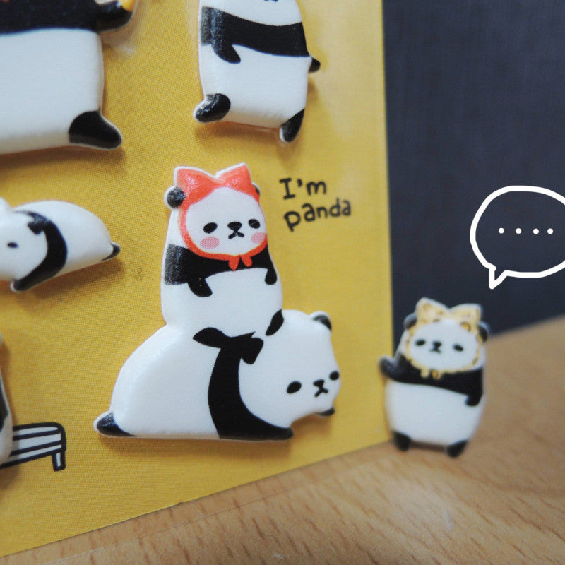 Stickerbogen - Panda