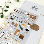 Stickerbogen - Coffee