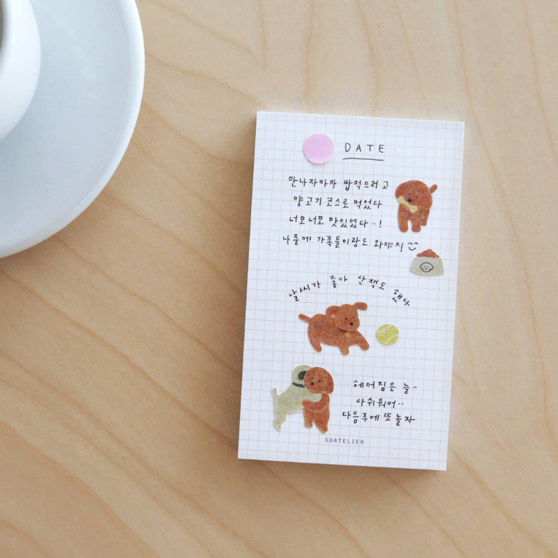 Stickerbogen - Puppy