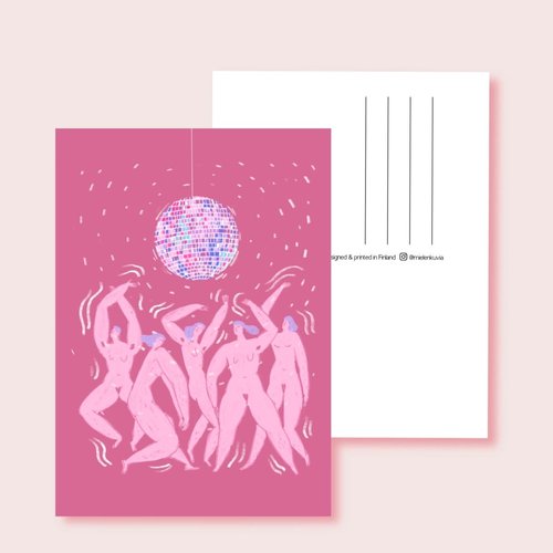 Postkarte - Dance More