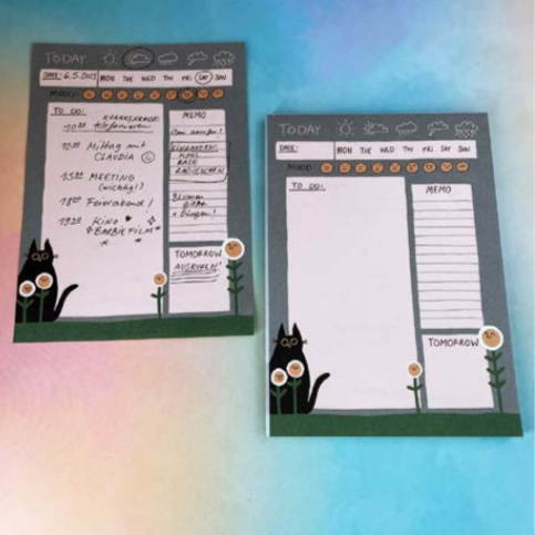 Notizblock - Tagesplaner A6