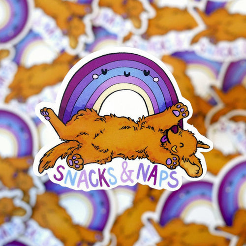Sticker - Snacks & Naps