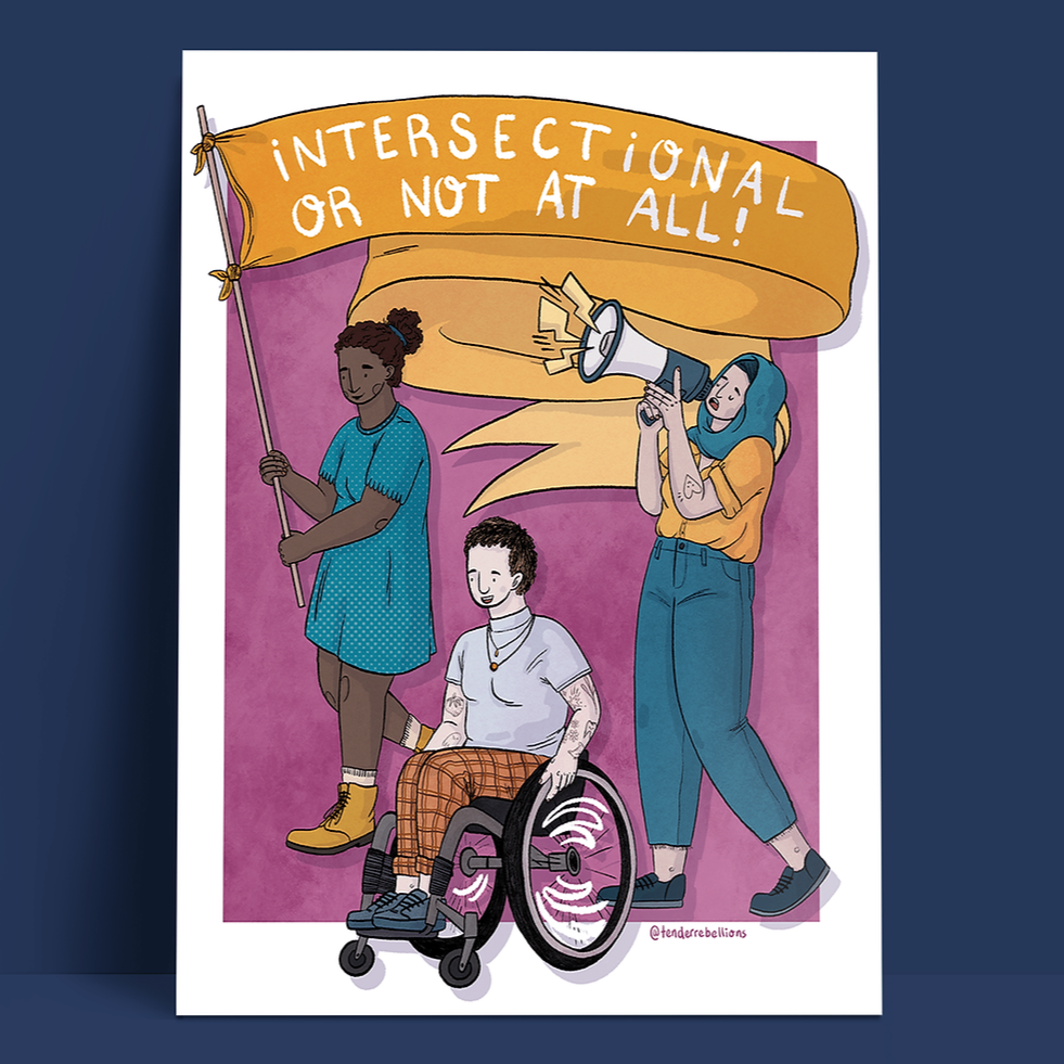 Postkarte - Intersectional Or Not At All