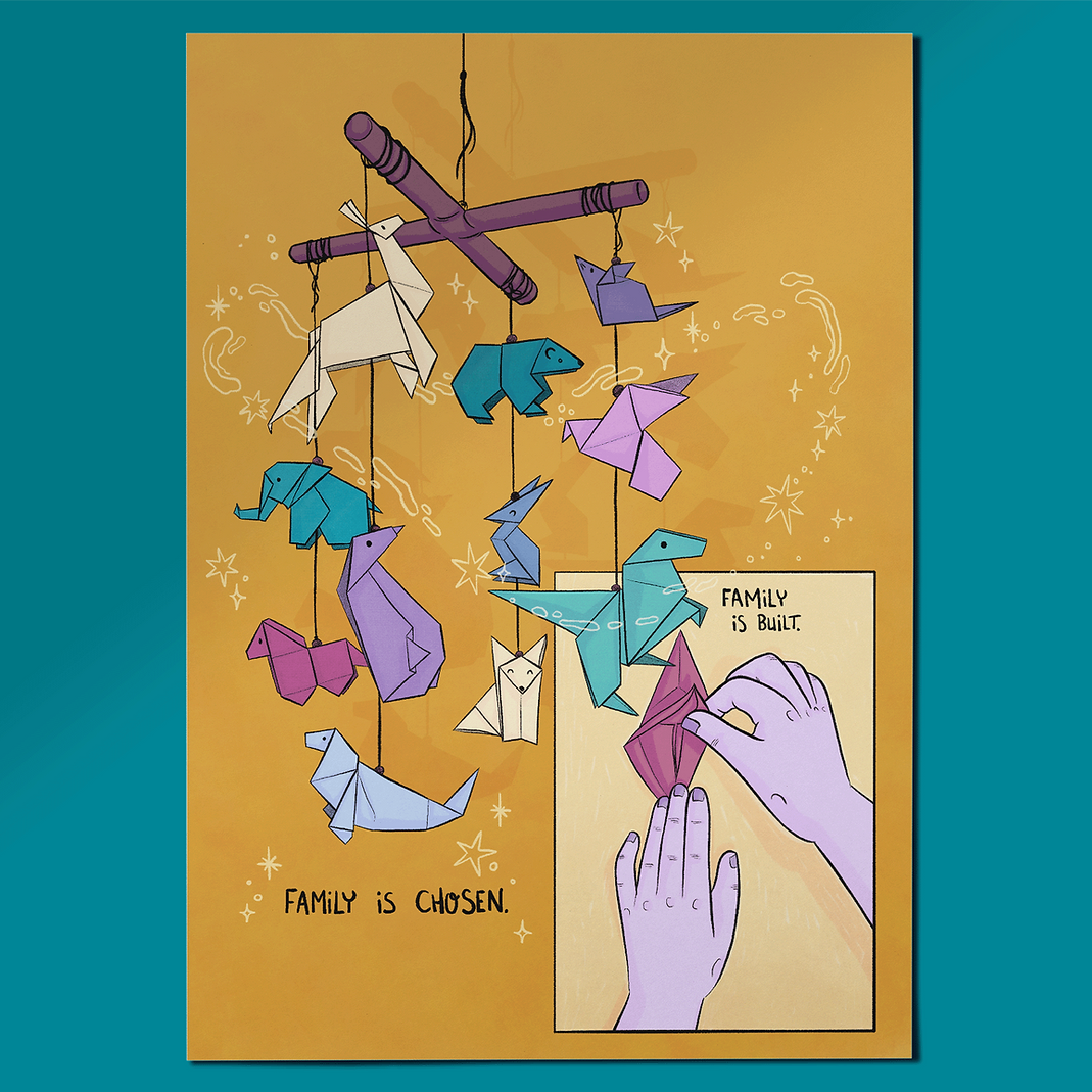 A5 Print - Family Is Chosen