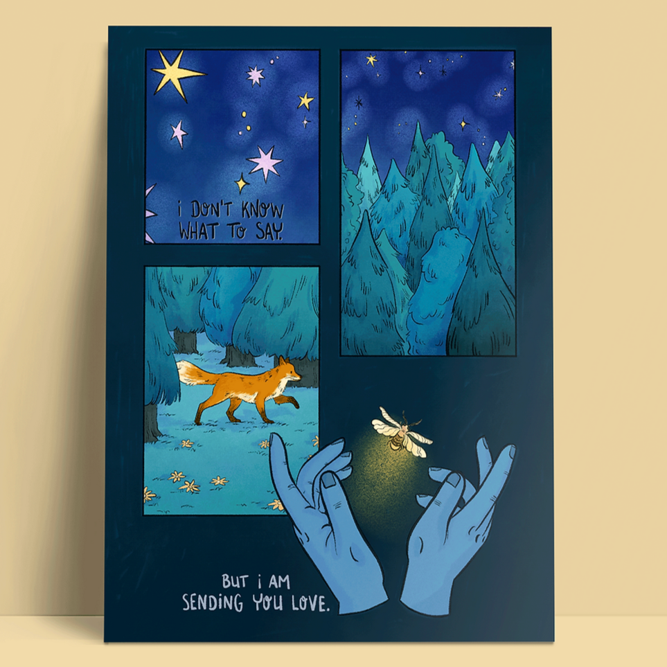 Postkarte - Sending You Love