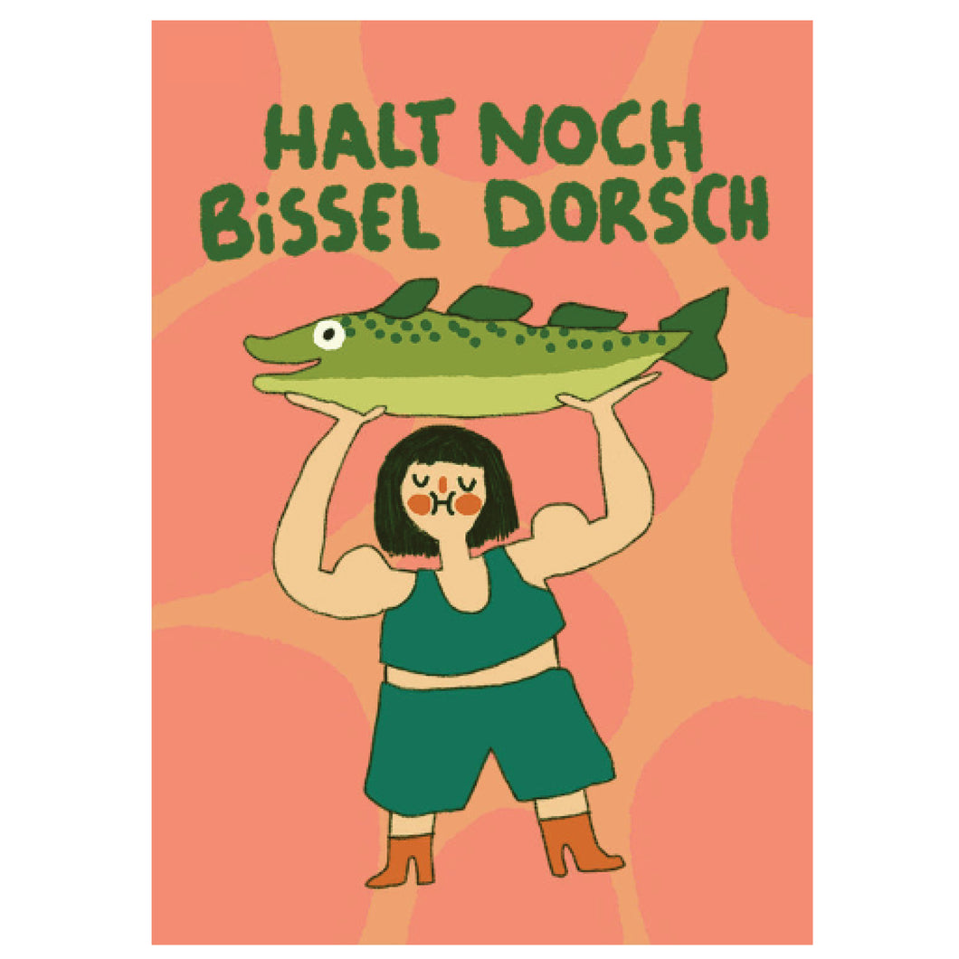 Postkarte - Halte Dorsch