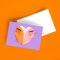 Postkarte - <3
