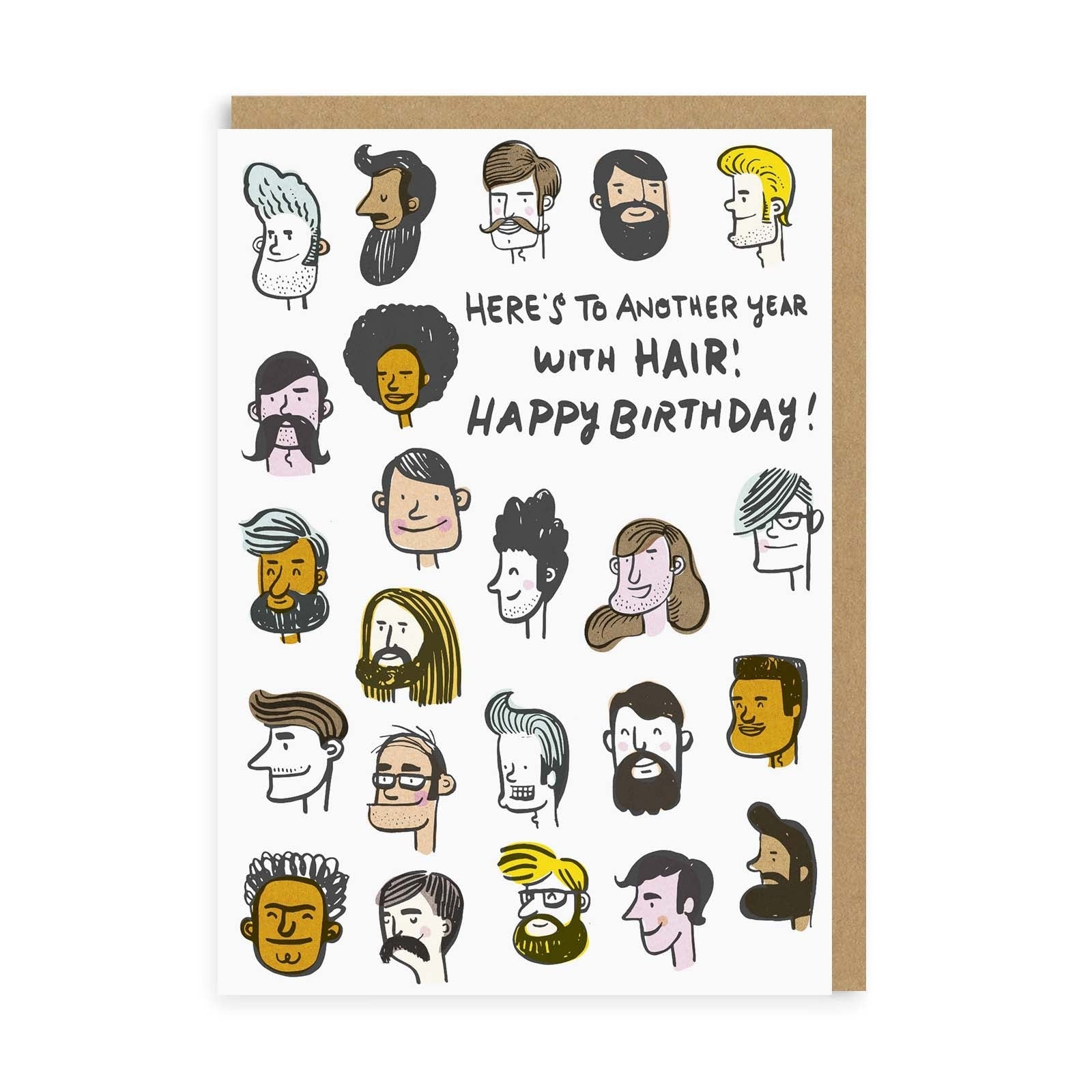 Grußkarte - Another Year With Hair