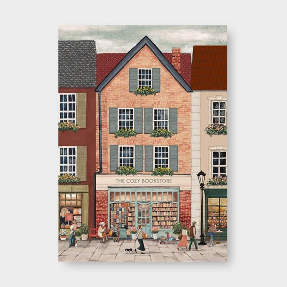 Postkarte - The Cozy Bookstore