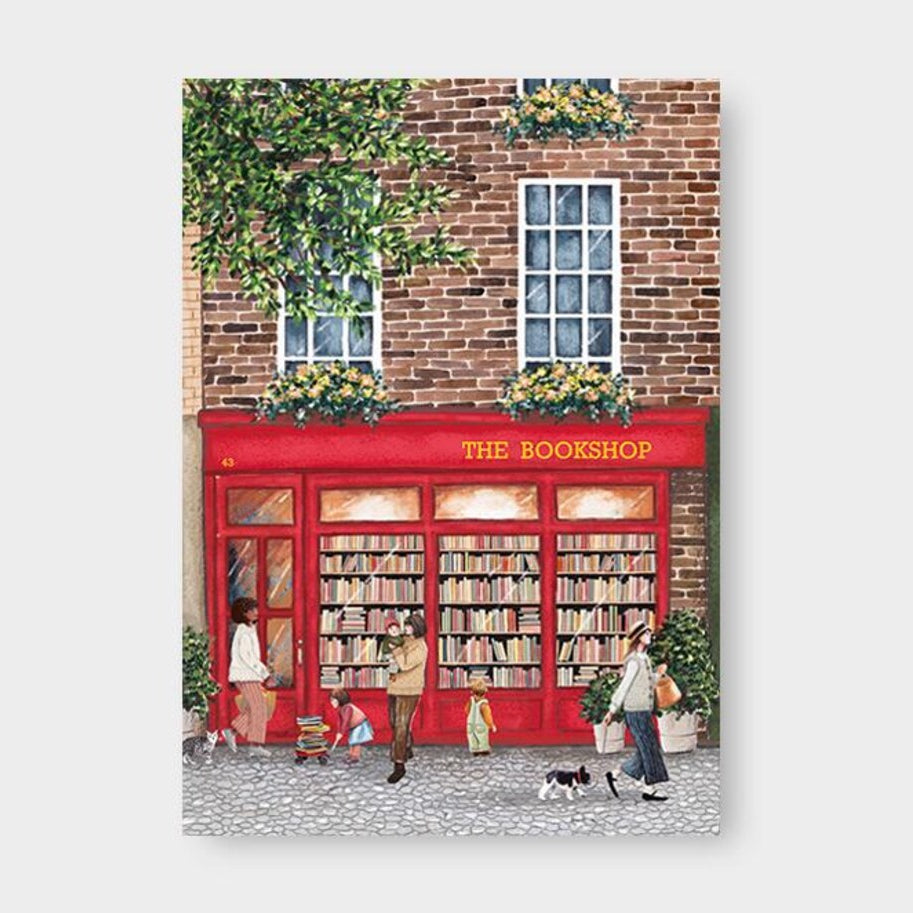 Postkarte - The Bookshop (Sommer)