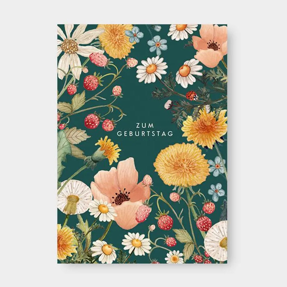 Postkarte - Zum Geburtstag