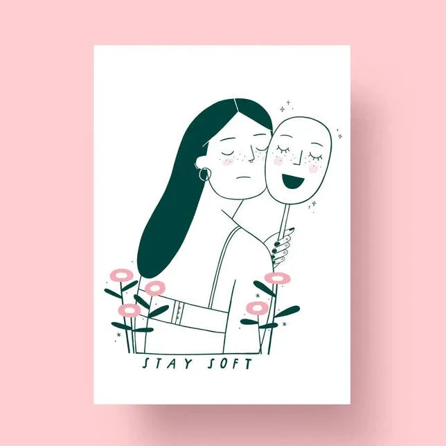 Postkarte - Stay Soft