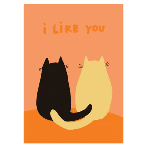 Postkarte - I Like You