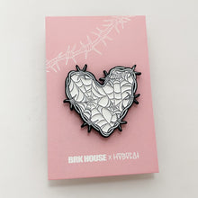 Barbed Wire Heart Pin