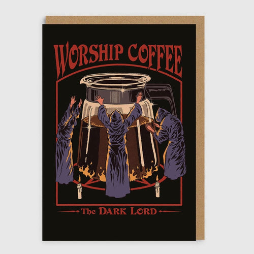 Grußkarte - Worship Coffee