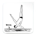 Untersetzer - Beer Dive