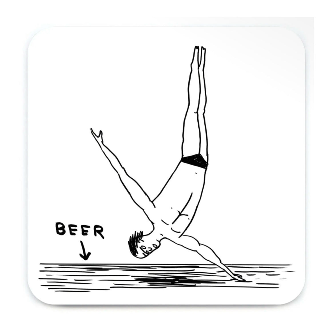 Untersetzer - Beer Dive
