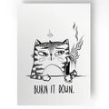 Postkarte - Burn It Down